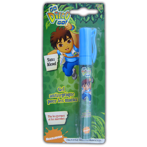 COSMETESS - Gel antiseptique pour les mains Go Diego