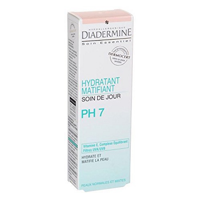 DIADERMINE - Soin de Jour Hydratant Matifiant PH7