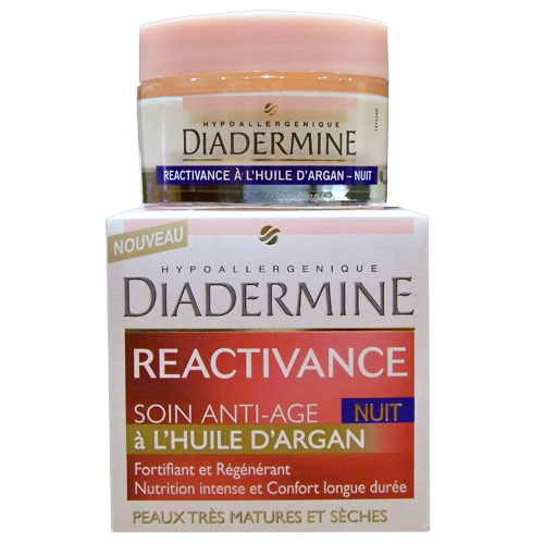 DIADERMINE - Soin anti-ge de Nuit  l'huile d'argan Ractivance