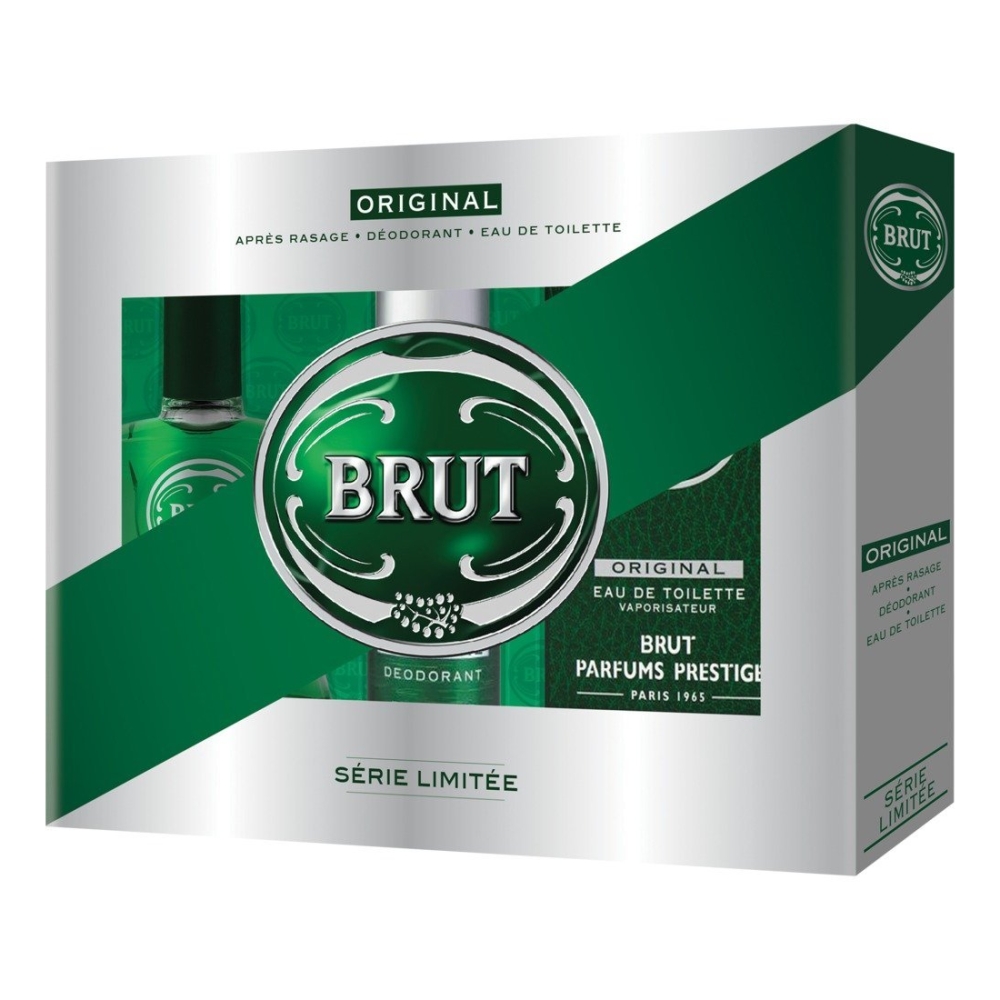 BRUT - Coffret Brut Original Eau de Toilette + Aprs Rasage + Dodorant