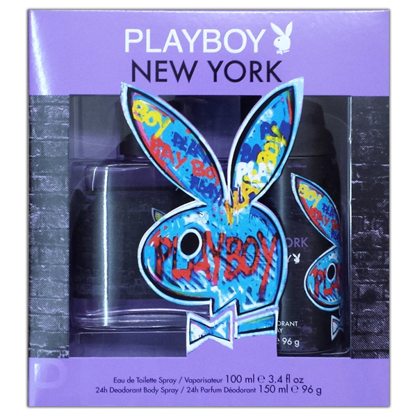PLAYBOY - Coffret Homme Eau de Toilette + Dodorant 24h New York