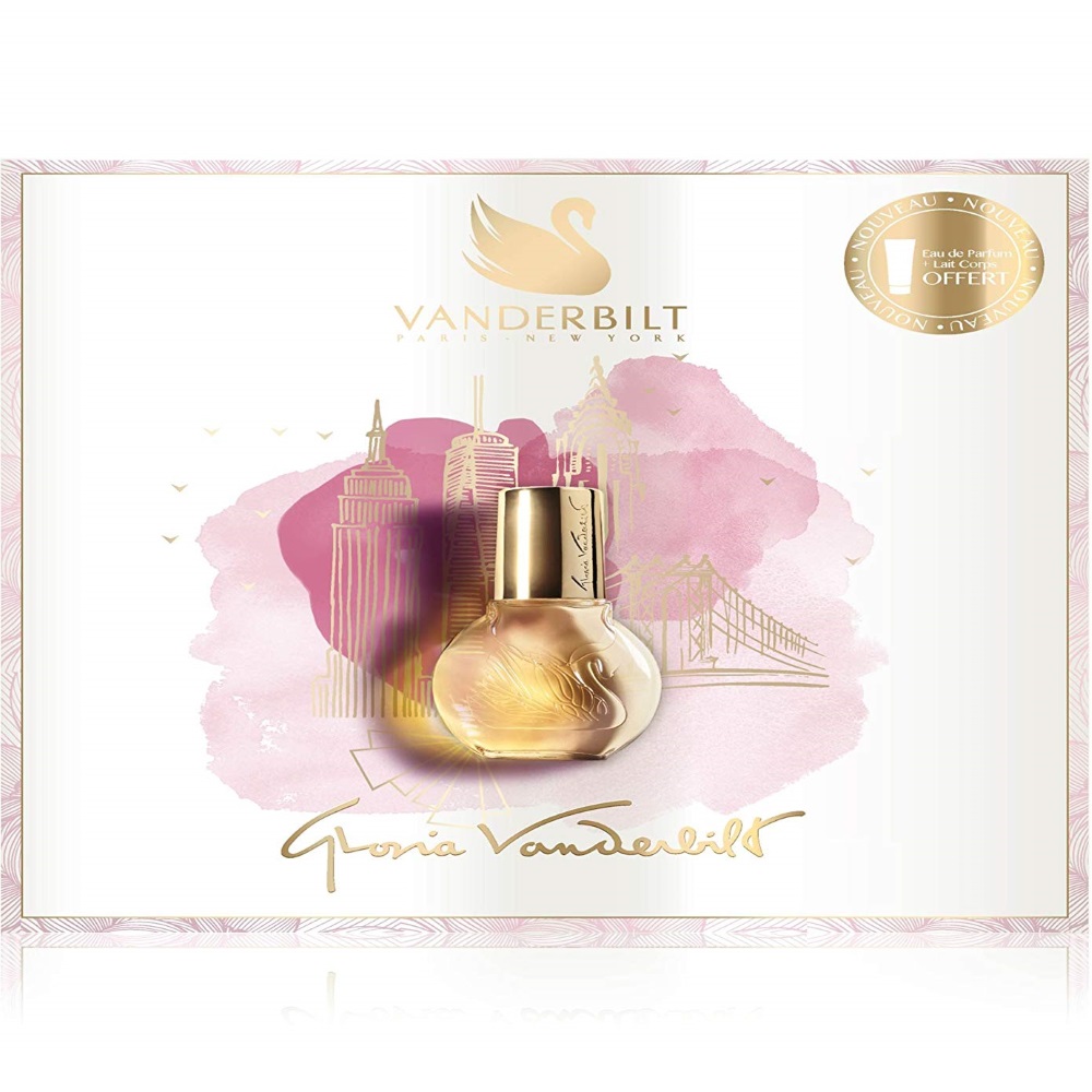 GLORIA VANDERBILT - Coffret Ecrin N1 pour Femme Eau de Toilette + Lait